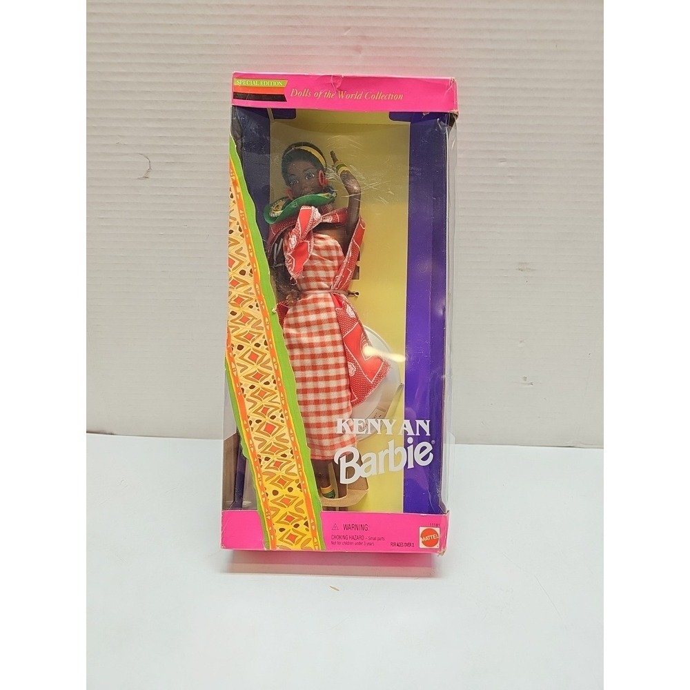 Barbie Kenyan 11181 Mattel 1993 Dolls Of The World Box Doll Kenya